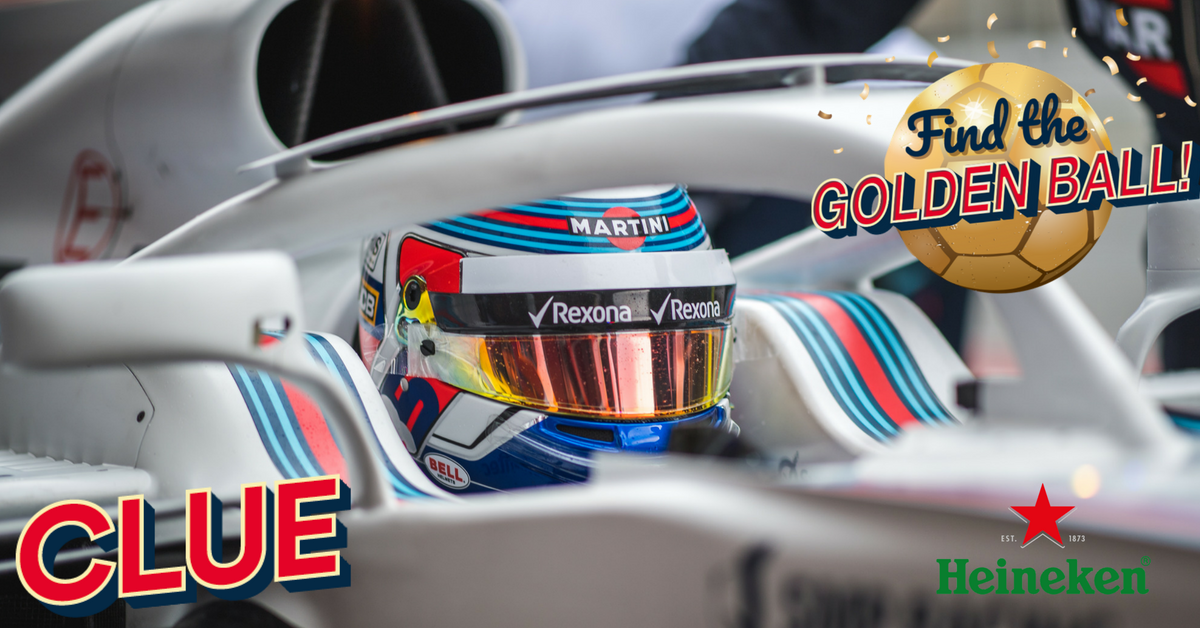 costcutter's tweet photo. #WIN  - Be in pole position to find a #Goldenball with another clue!
**Clue 4** A #GoldenBall is in the home town of the F1 Williams team. #FIND the ball in a Costcutter store, SNAP a photo and SHARE it!

See all of our clues and info https://t.co/41GqNYSBrK
 #Heineken #clue https://t.co/e0CsrHK74k