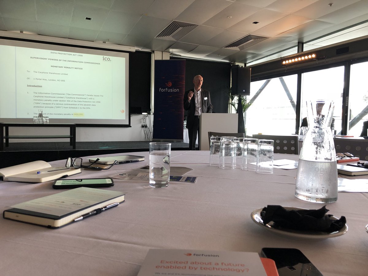 Really interesting and thought provoking first session <a href="/Forfusion/">Forfusion</a> security seminar