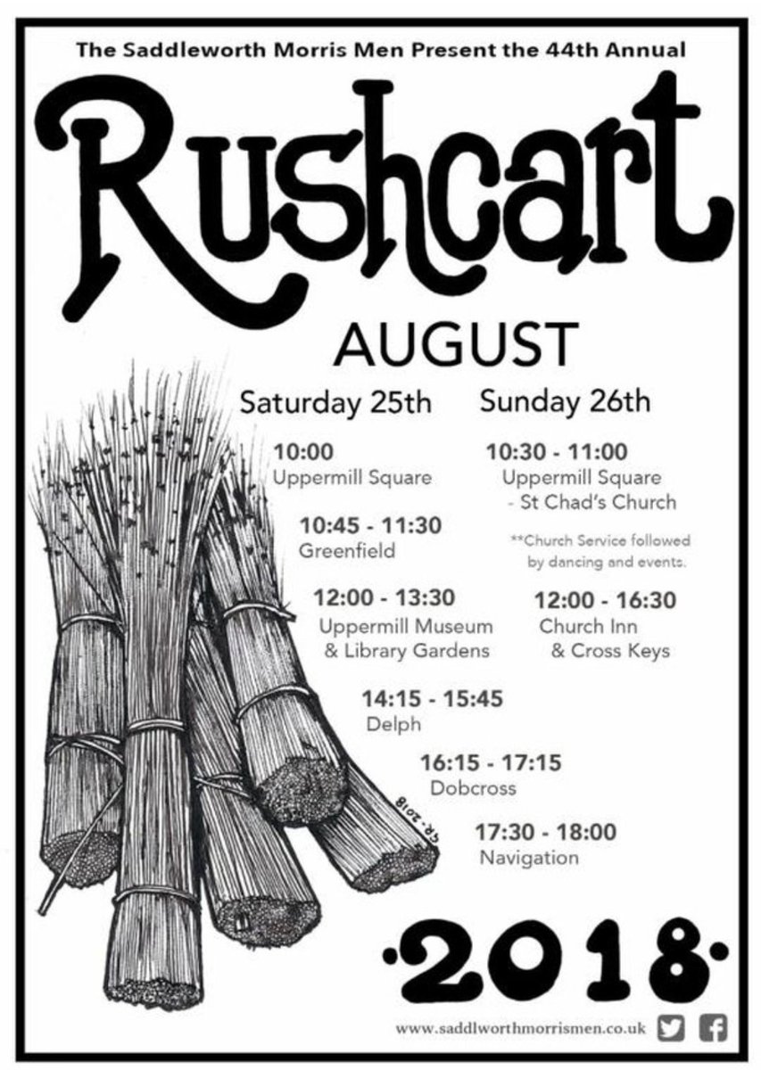 Annual. Traditional. Part of what makes Saddleworth Fantastic  ....
<a href="/Rushcartnews/">Saddleworth Morris</a>