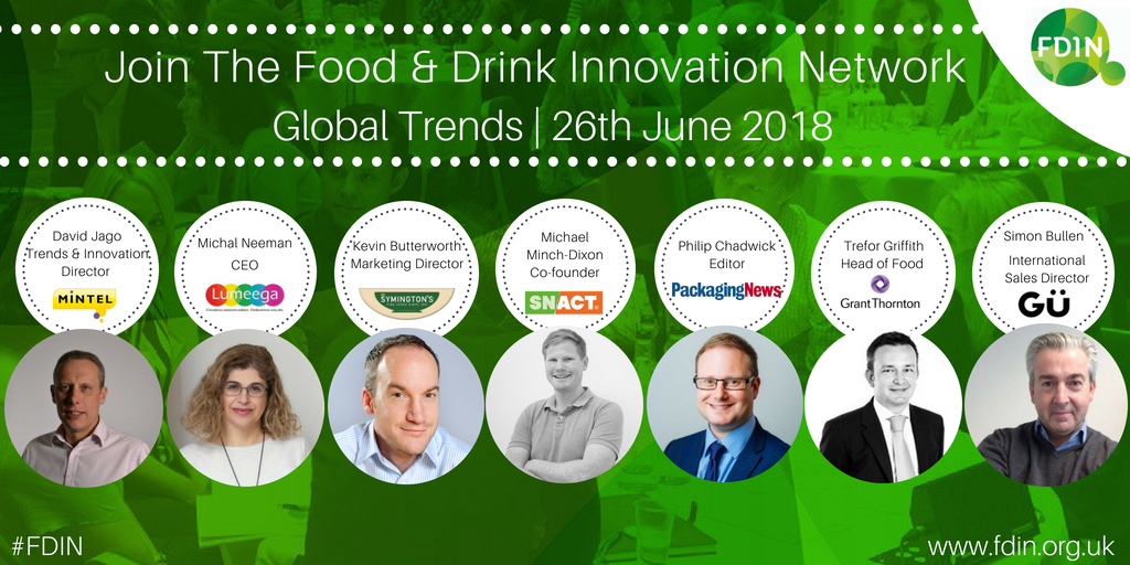 FDINUK's tweet photo. Do you know how food trends are driving innovation in the UK and across international markets? Join us on 26th June to be inspired by this excellent speaker line-up: @mintelnews #Lumeega #Symingtons @SnactNow @PackNews @GrantThorntonUK @GuPuds @greenseeduk https://t.co/faEu94rZtS https://t.co/78apNZ8gIx