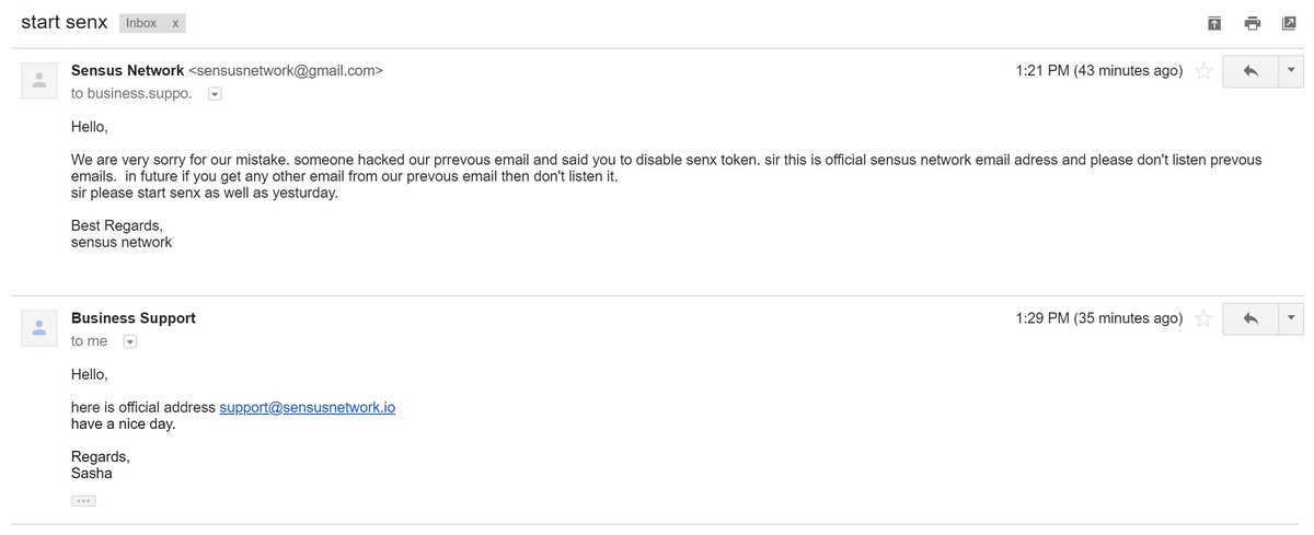 The hacker tried to mail @StocksExchangeR  to resume trading . 
Here is the snapshot of the chat .