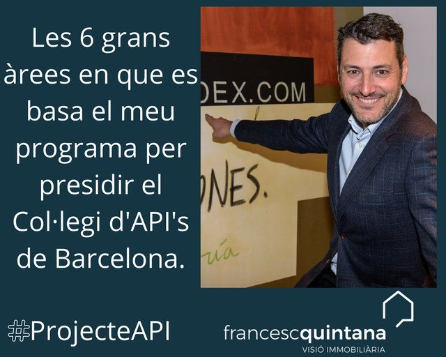 f_quintana's tweet image. Tinc una nova entrada al meu blog. &quot;Sense lligams. Les 6 grans àrees del #ProjecteAPI&quot;
Espero els vostres comentaris!!
wp.me/p9ZuPL-9t
#API #APIBarcelona #COAPI #Comunicacio #EleccionsAPI #Formacio #FrancescQuintana #Innovar #Millorar #Relacions #Renovar #Tecnologia