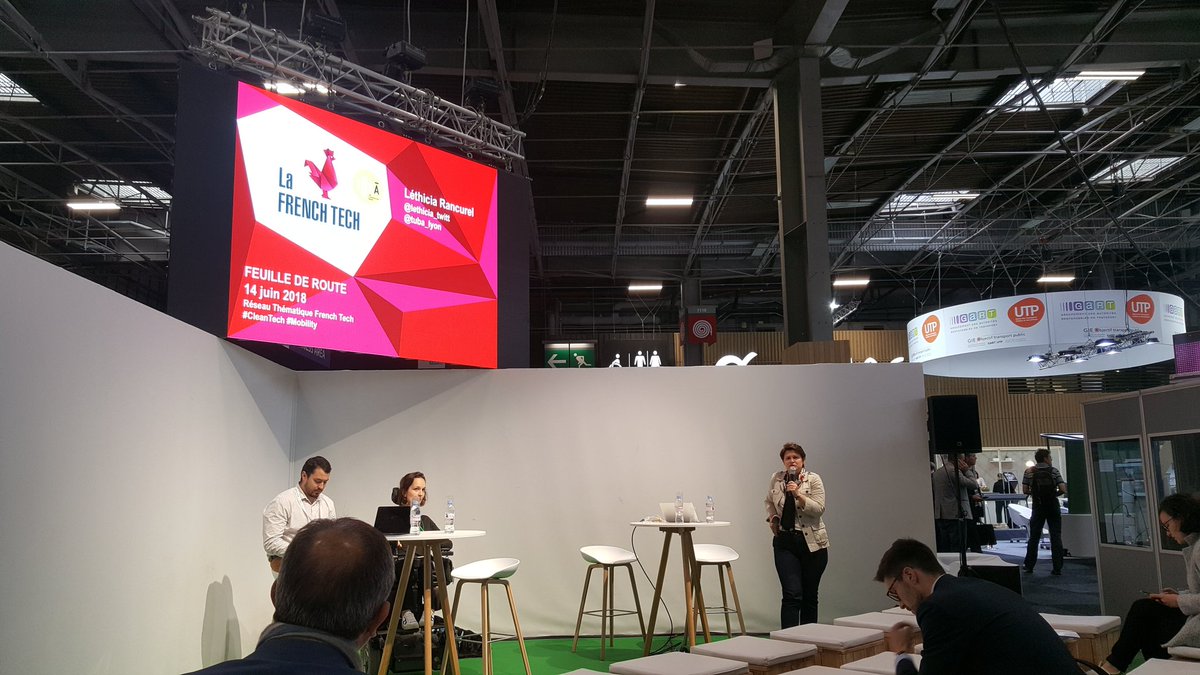 EuMoExpo's tweet photo. #ExpertsForum Merci à @lethicia_twitt pour nous avoir présenté le réseau thématique #Cleantech #Mobility de la @LaFrenchTech. #TP2018 https://t.co/4mpeiiPxEi