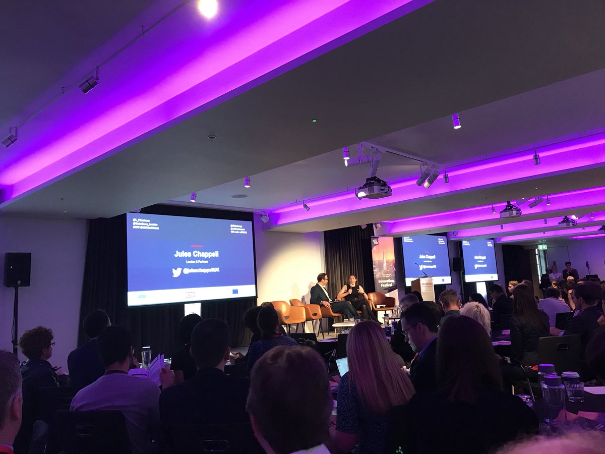 RWAM19's tweet image. Full house at the @LDNTechWeek Innovation Festival this morning. 

Today’s #EventBrexitBingo took just 10 minutes.