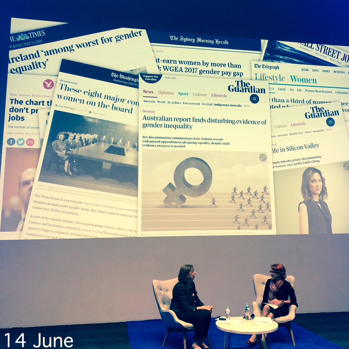 nomad_penguin's tweet photo. Hearing about research in gender diversity with Prof Carol Kulik and Dr Niki Vincent. #EnterprisingResearch #photo2018 https://t.co/wmyu5Mklr2