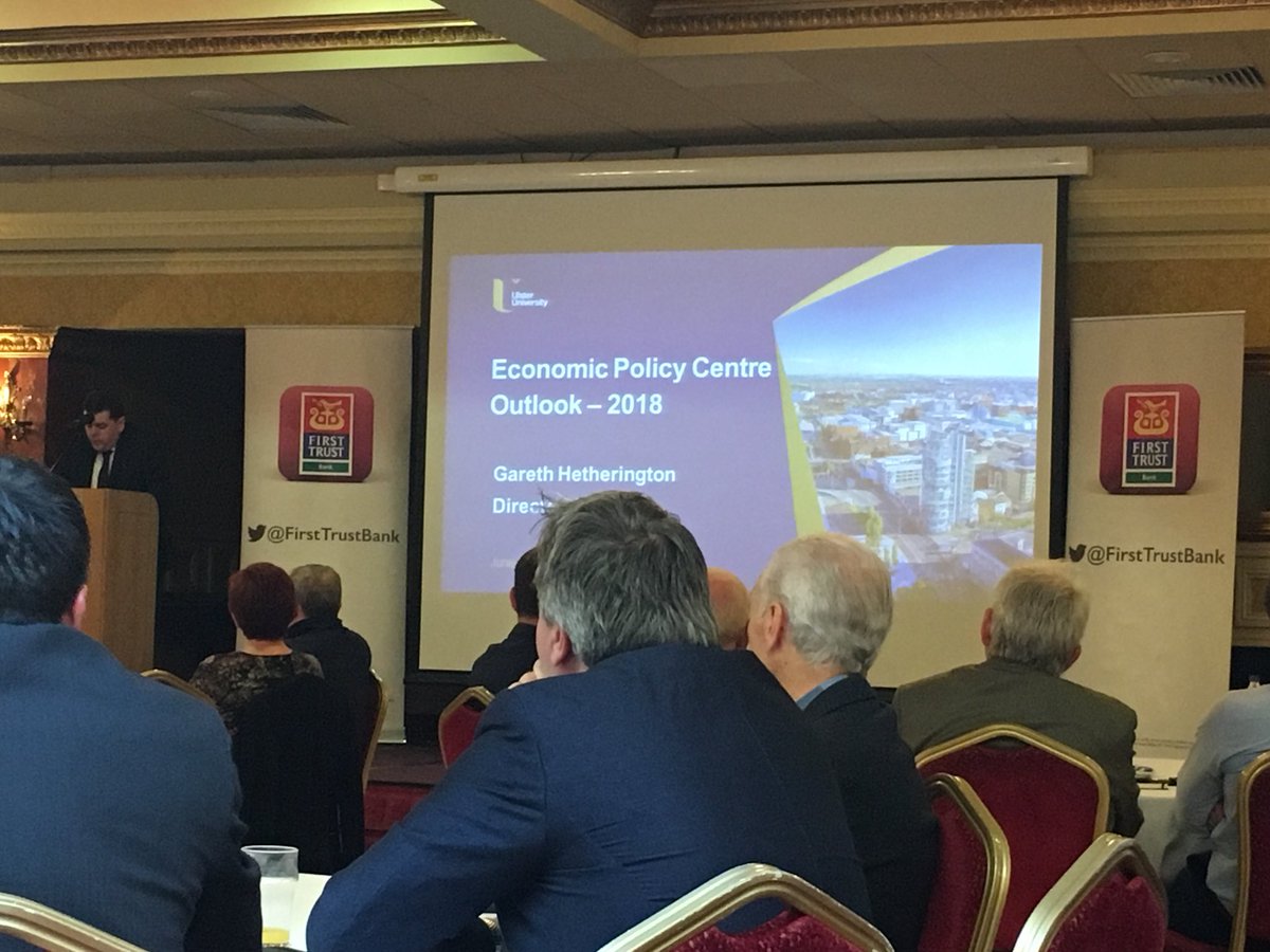 paulherb84's tweet photo. At Glenavon House Hotel for latest @FirstTrustBank Economic Breakfast, very aptly focused on manufacturing given that we are in Mid Ulster - the beating heart of NI manufacturing sector. Great to hear from Stephen Kelly @ManufacturingNI https://t.co/VRmjonN3UI