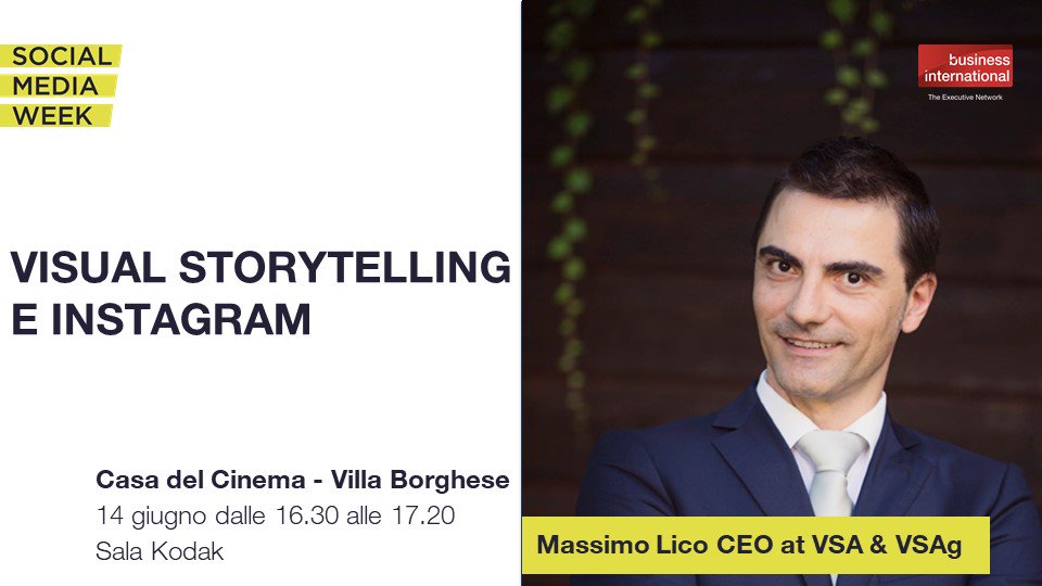 contemax68's tweet photo. Il Visual Storytelling aumenta l'efficacia della comunicazione, ma alla base deve esserci una scelta consapevole del medium sul quale veicolarla. Instagram è uno dei più diffusi in ambito social ma dobbiamo usarlo in modo consapevole.
Ne parlerò oggi alla #smwrme @CasadelCinema https://t.co/6alELtN21t