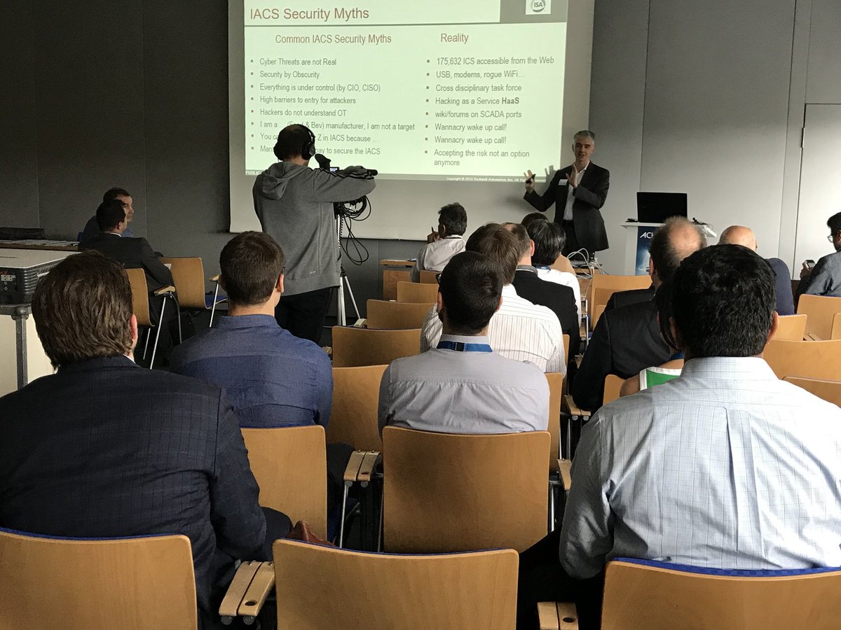 ROKAutoEMEA's tweet image. Live from #ACHEMA18 at the cyber security conference with @ISA_Interchange