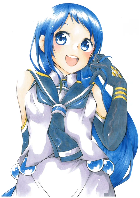 五月雨ちゃん出来た。塗りだしたら止まらなくて徹夜してしもた。 