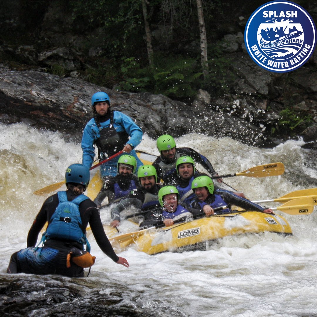 Now this looks like fun! Who's making a splash this weekend? 💧#FathersDay2018 #visitscotland #outdooradventure #FridayFeeling  📷 <a href="/SplashRafting/">Splash Rafting</a>