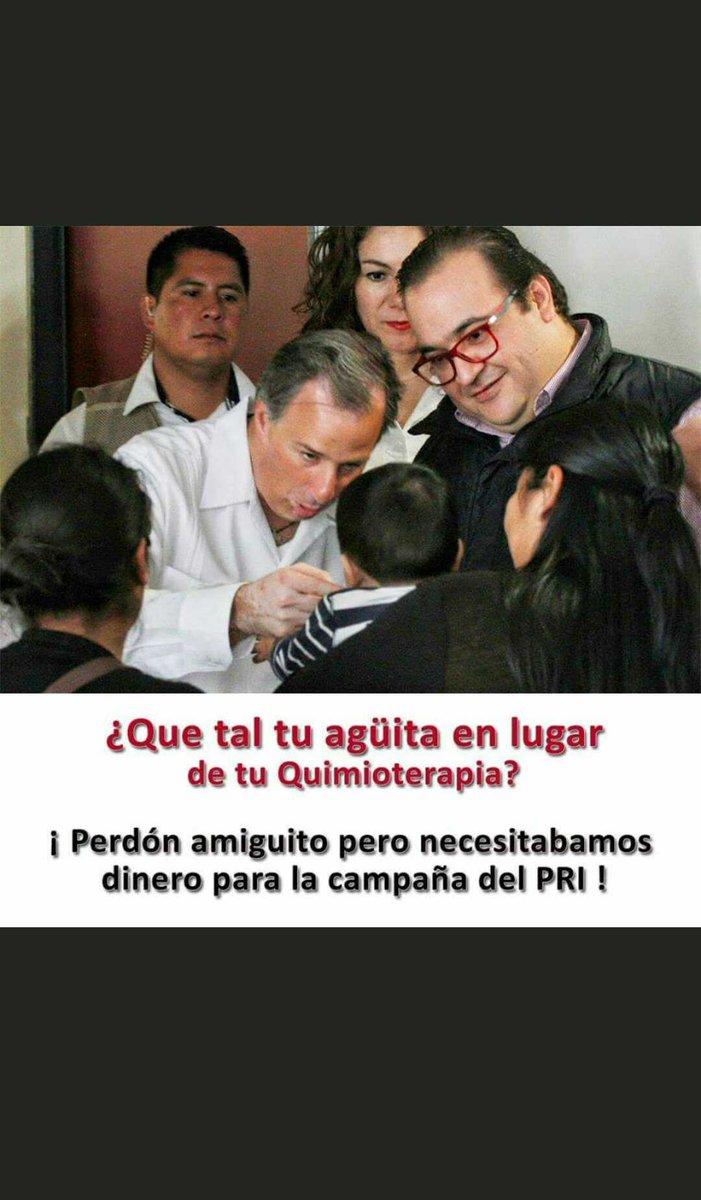 Oswaldovsky's tweet photo. @JoseAMeadeK @VicenteFoxQue Aquí el Santo Meado preocupado por los niños. Me conmueve éste wey!! Así sí Meade??? @AristeguiOnline @jorgeramosnews @dw_espanol @article19mex @AP_Noticias https://t.co/XMuPwTvRU7