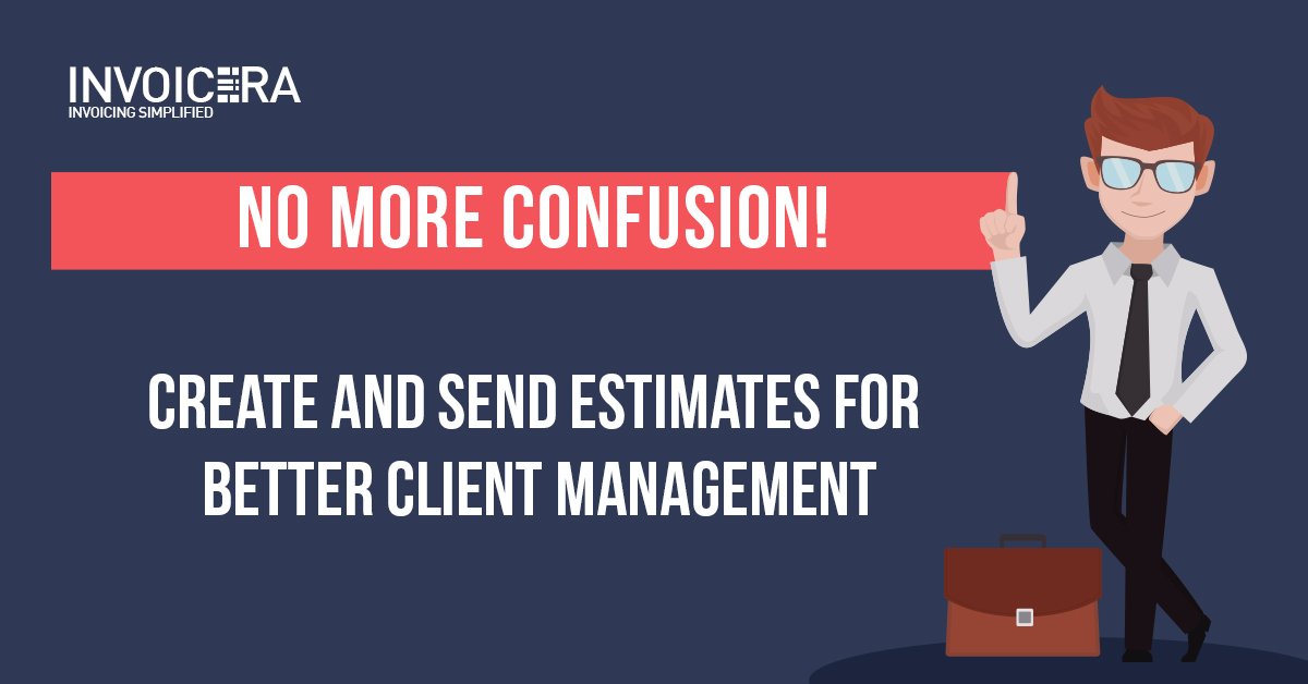 granz13's tweet image. Never let Wrong Estimation Hamper your Business. With Invoicera create Accurate Estimates for Better Client Retention.
Work Smart With @invoicera 
bit.ly/2IuyFEn 
#EstimateManagement #EstimateManagementSoftware