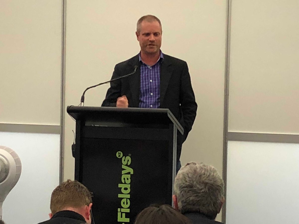 NZTEnews's tweet photo. Succeeding overseas: John Stubbs of @ShoofIntl on the Australian market - "To avoid being just another trader, know your story and tell it with pride" @FieldaysNZ
#50yearsofFieldays #Fieldays2018 #AgriTech https://t.co/GbUapoTcG2