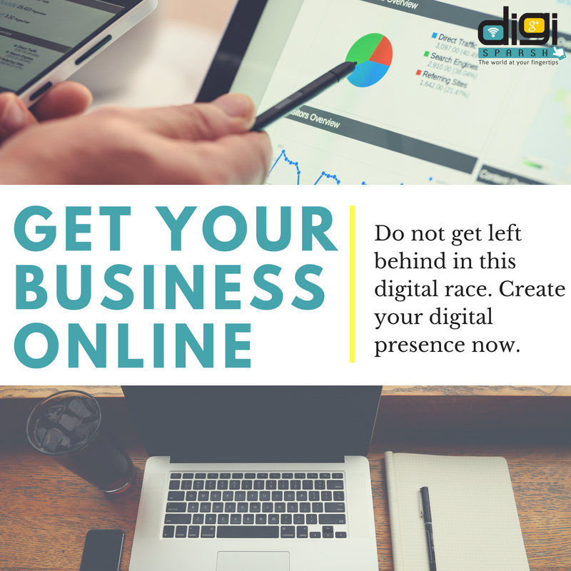 digisparsh's tweet photo. More than 47% businessess will have a online presence by the year 2020. Do not get left behind and create your digital presence now. Visit https://t.co/d64wphSWRT for more details. 
#digitalmarketing #onlinemarketing https://t.co/gMNNNLggMs