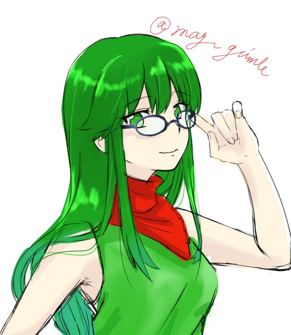 緑髪のtwitterイラスト検索結果 古い順