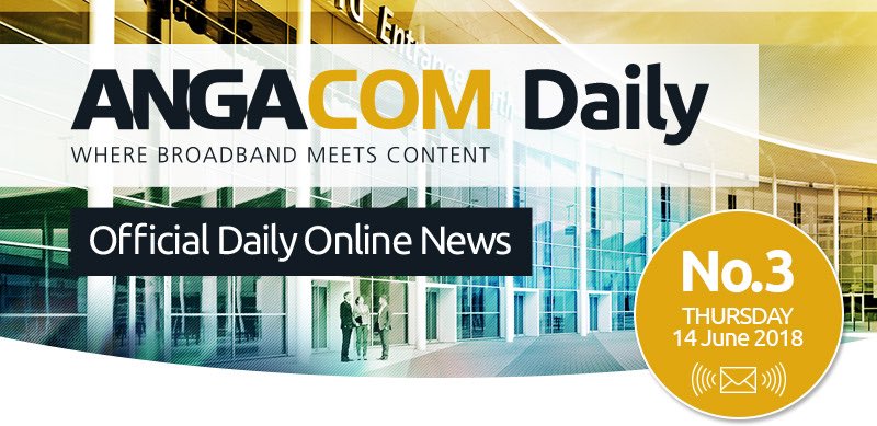 ANGA_COM's tweet photo. Welcome to the last day of #ANGACOM2018! Get all highlights of this Thursday and see our daily newsletter https://t.co/BaKAjKjP8m https://t.co/JropJpICZI