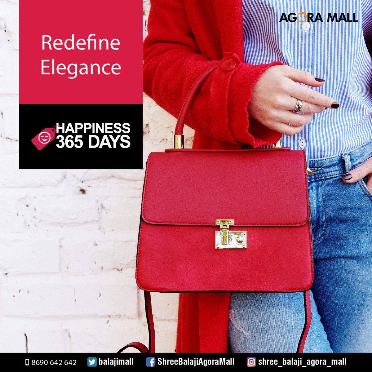 _Happiness365's tweet photo. Available in every color. What else do you need for handbags??? @TheHappiness365 Days in @balajimall Choose the best from it. Hurry up! 
Contact- 8690642642
For more offers visit :https://t.co/PG5gHKyLW9

#Ahmedabad #Gandhinagar #Handbags #SuperCollection https://t.co/GAOWLbWjlp