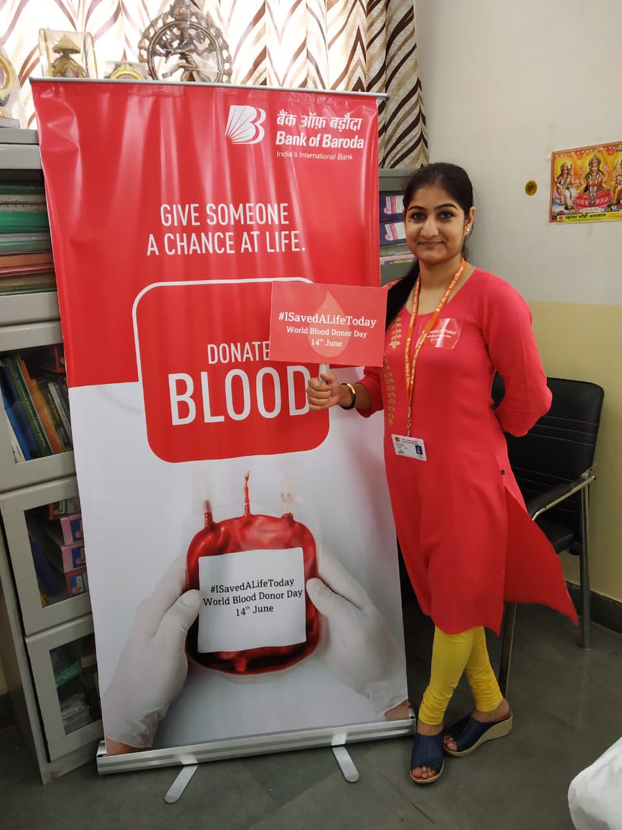 PoojaKala4's tweet photo. #ISavedALifeToday #WorldBloodDonorDay2018 https://t.co/uoLrYYjjpR