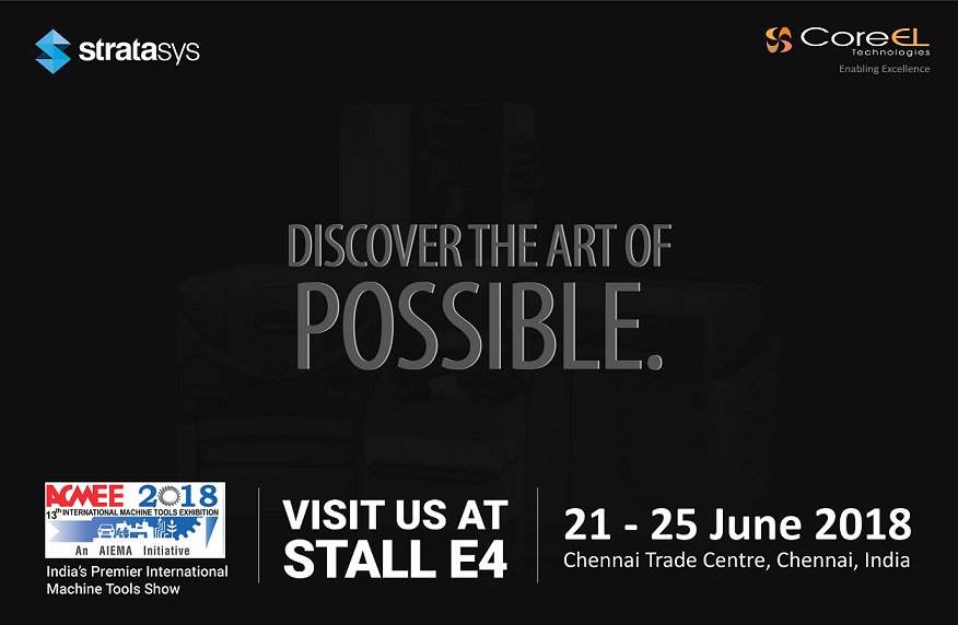 CoreEL_Techno's tweet photo. @Stratasys @CoreEL_Techno #ACMEE2018 https://t.co/2FlaDJtsHt