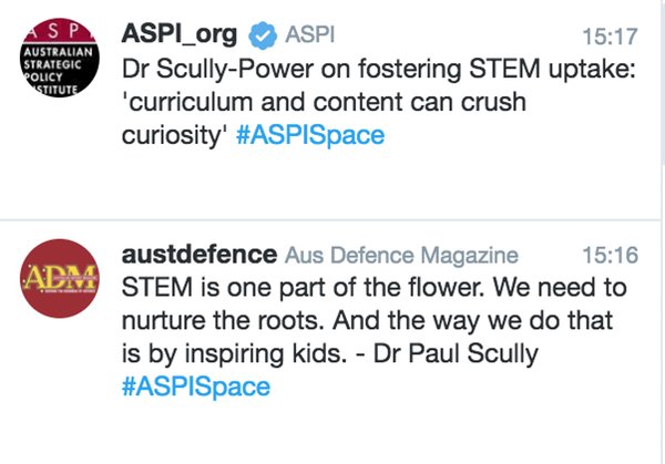 stilgherrian's tweet image. Nurture, then crush. #ASPISpace