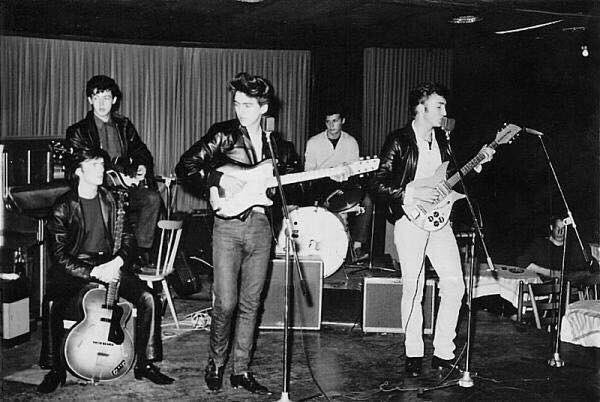 mikolato's tweet photo. Rocking in The Reeperbahn 1961. On the threshold of fame............... #TheBeatles #Hamburg #1960s @ToursBeatles @LudoJanssens @BeatlesArchive2 @SgtPepper1710 @HamburgBeat @backbeattheband @corinne13820 @Johnny_W_L https://t.co/EXUxWtvDYN