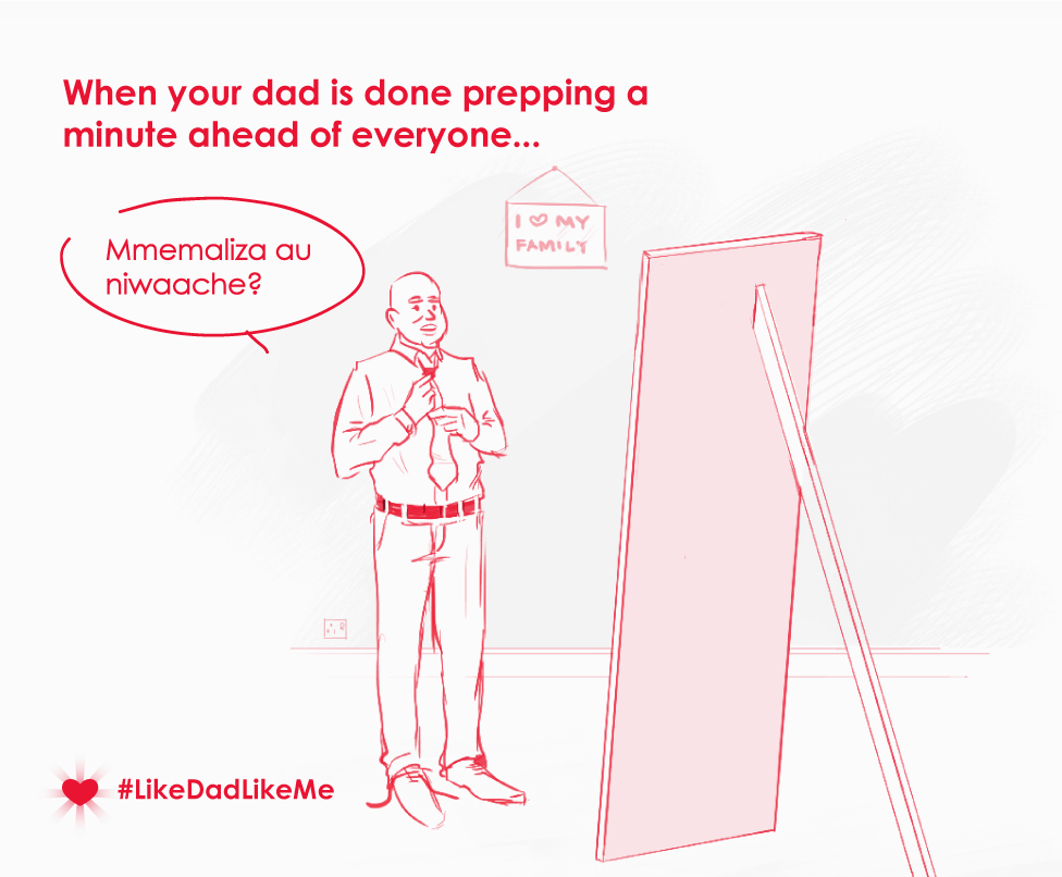 GardenCityNbi's tweet photo. When you dad is done prepping one minute ahead of everyone... We still love our dads in-spite of being unfair. Share your funny dad moments and you could just win a ticket to the movies with him on Father's Day.
#LikeDadLikeMe https://t.co/kPc9rKJoTV