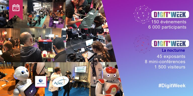 FTravail_HDF's tweet image. 👉#DigitWeek : Quelques chiffres : + de 1️⃣5️⃣0️⃣ événements sur les #hautsdefrance, 6️⃣0️⃣0️⃣0️⃣ visiteurs. 👉La nocturne : 4️⃣5️⃣ exposants/ 8️⃣ mini-conférences, 1️⃣5️⃣0️⃣0️⃣ visiteurs et 9️⃣1️⃣% de personnes satisfaites👏 RDV l'année prochaine
