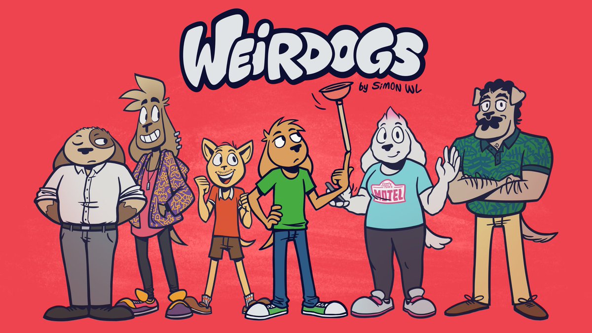 WeirdogsComic's tweet photo. #Weirdogs is a #sliceoflife and occasional #adventure #webcomic featuring a fun cast of #cartoon #anthro characters. It stars Dodger, a lazy #dog whose comfy life drastically changes one day!
#UnderTheInk #WebcomicChat #ComicArtistsUnite #ComicBookHour #WebtoonContest https://t.co/SXj3lT0xRr