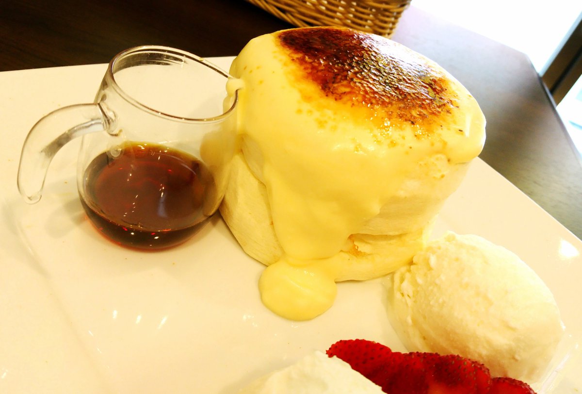 ころん در توییتر 日吉のcafe Du Parisでブリュレパンケーキ ぷるぷる スイーツ 日吉 パンケーキ クリームブリュレパンケーキ