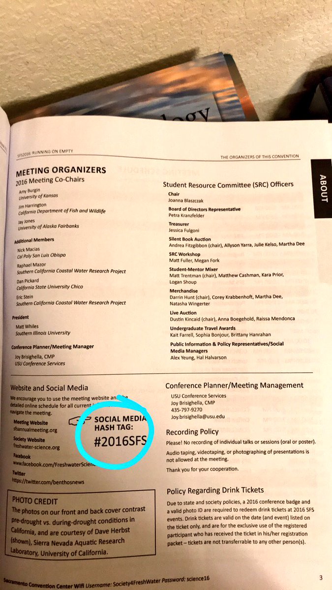 caparisek's tweet photo. Going through some things from the move &amp; found my #2016SFS guide w/ many familiar names! A strangely happy moment — I was pretty new then &amp; didn’t know anyone, but my #2018SFS freshwater family were close! https://t.co/PftLVrbJEw