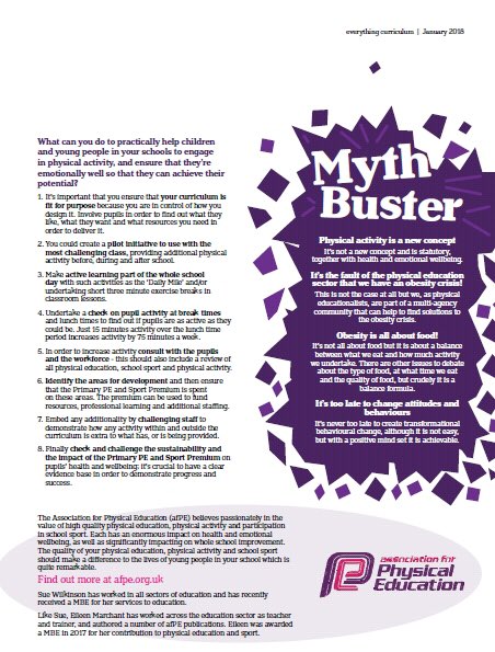 Physical Education and the State of Play! afpe.org.uk/physical-educa…