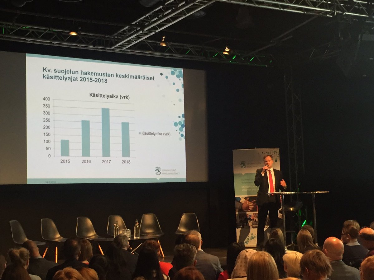 JohannaLaisaari's tweet image. Migrin miniseminaarissa ministeri Mykkänen käy läpi Migrin turvapaikkapäätöksiä koskevaa selvitystä. #selvitys #turvapaikka #oikeusturva #oikeusvaltio #los