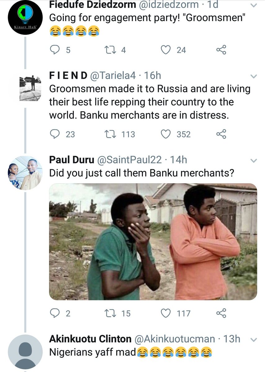Crosseyednerd's tweet photo. Leave Nigerians alone, they will not hear. Especially Ghanaians.
Now see #TrailerJam... 😂😂😂 https://t.co/6ylW3b5QUr