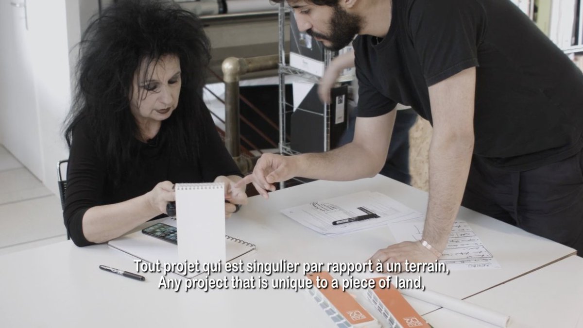 | #ThursdayThoughts |
Neither doctrine, nor pre-conceived ideas, #OdileDecq takes you on a tour into her studio. 
Discover more of the video series by <a href="/caviarchi/">caviar</a> for L’Ordre des Architectes Conseil Francophone &amp; Germanophone ➜ bit.ly/2sBGork
