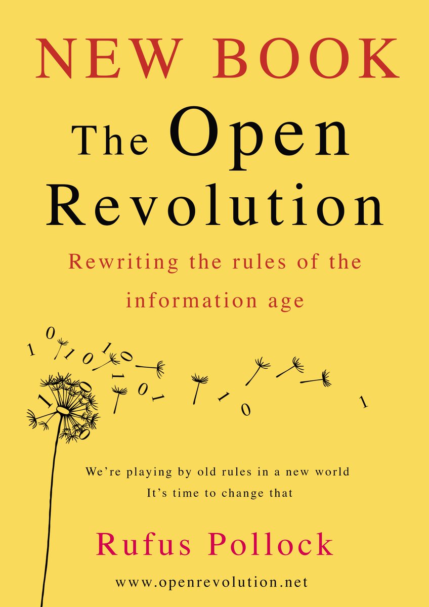 My new book - The Open Revolution is a vision where digital information is owned not by the few but by everyone and where creators are recognized and rewarded. Get the book now at openrevolution.net