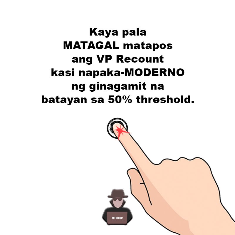 Marami palang gamit ang ating mga 'KUKO.' Pwede rin palang panukat sa #VPRecount. Paano na kung patay na kuko, parang patay na protesta ni BBM.

JuiceKUKOlord!

#PETInsider