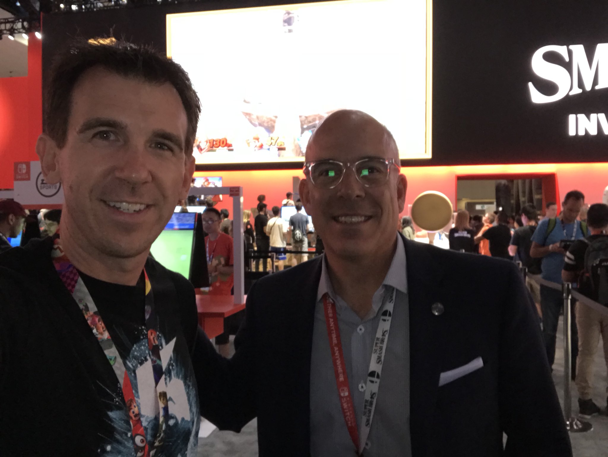 New President of Nintendo of America, Doug Bowser, with Paul Gale Network at E3 2018