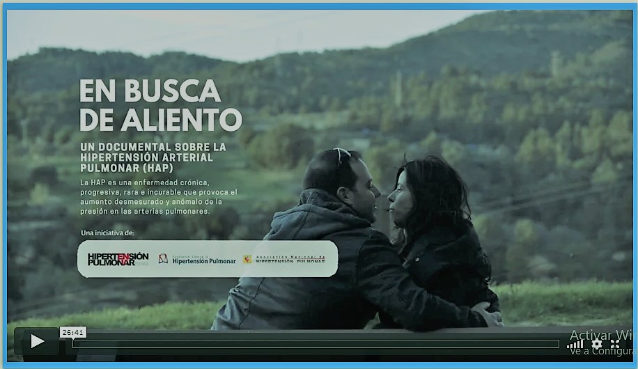 HPE_ORG's tweet photo. Pere, Salva y Nieves  tres personas protagonistas de su propia historia con la HAP que nos cuentan sus vidas en un documental #Enbuscadealiento, a través de sus experiencias, sus inquietudes, ansiedades y sus miedos… #AlertaHAP #HipertensionPulmonar https://t.co/OqD5bNre6D https://t.co/jz4RWQitE7