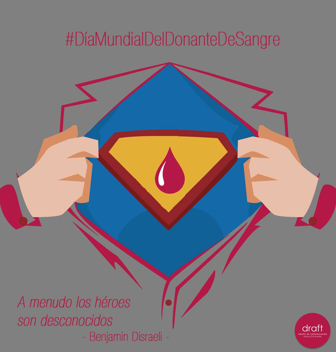drafthealthcare's tweet photo. Un aplauso para todos los héroes anónimos #DíaMundialDelDonanteDeSangre https://t.co/P0c3EIgI0Q