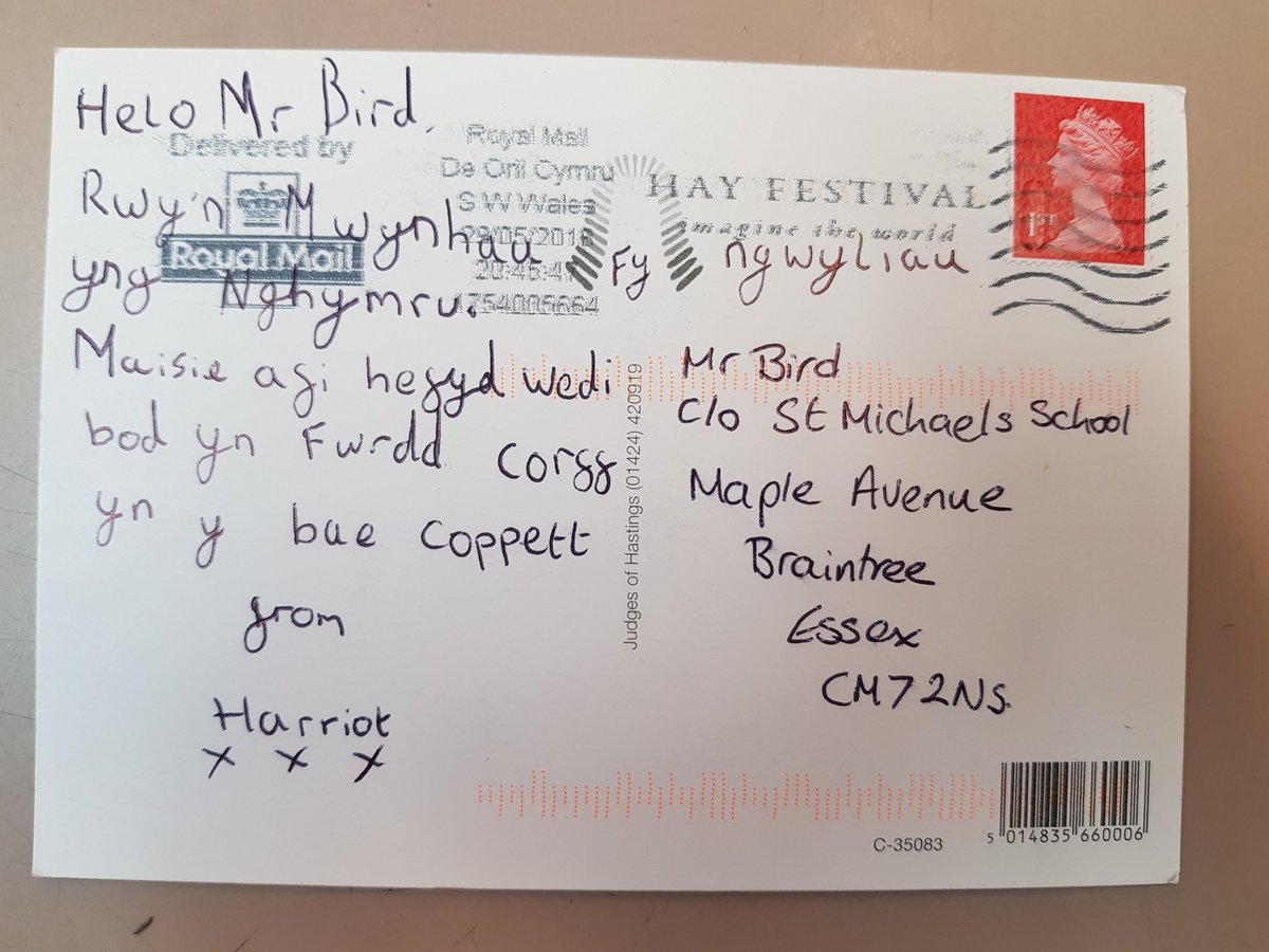 RoyBird's tweet photo. @JonaDavies Hiya, I need your help translating this postcard as Google is letting me down &amp; I can't let Harriot beat me on this one. https://t.co/InoEBzYICw
