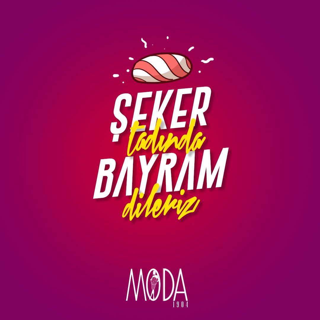 1904Moda's tweet photo. Şeker gibi bir bayram geçirmeniz dileğiyle. İyi bayramlar 🍭😊 #dondurma #kahve #pasta #bayram #seker #mutluluk https://t.co/2OOCRKPllc