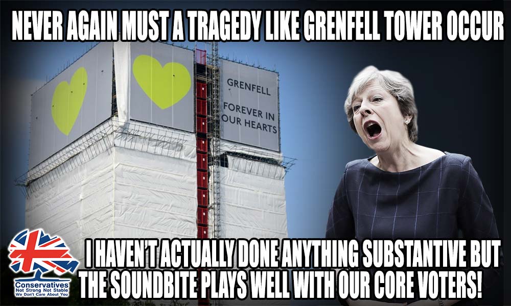 StrongerStabler's tweet image. "Never again" cry the Tories, but these are words not deeds. No actions of worth or substantive policies have been put in place that seek to prevent future tragedies. Emergency services are still underfunded &amp;amp; many towers still use flammable cladding! #Justice4Grenfell #r4today