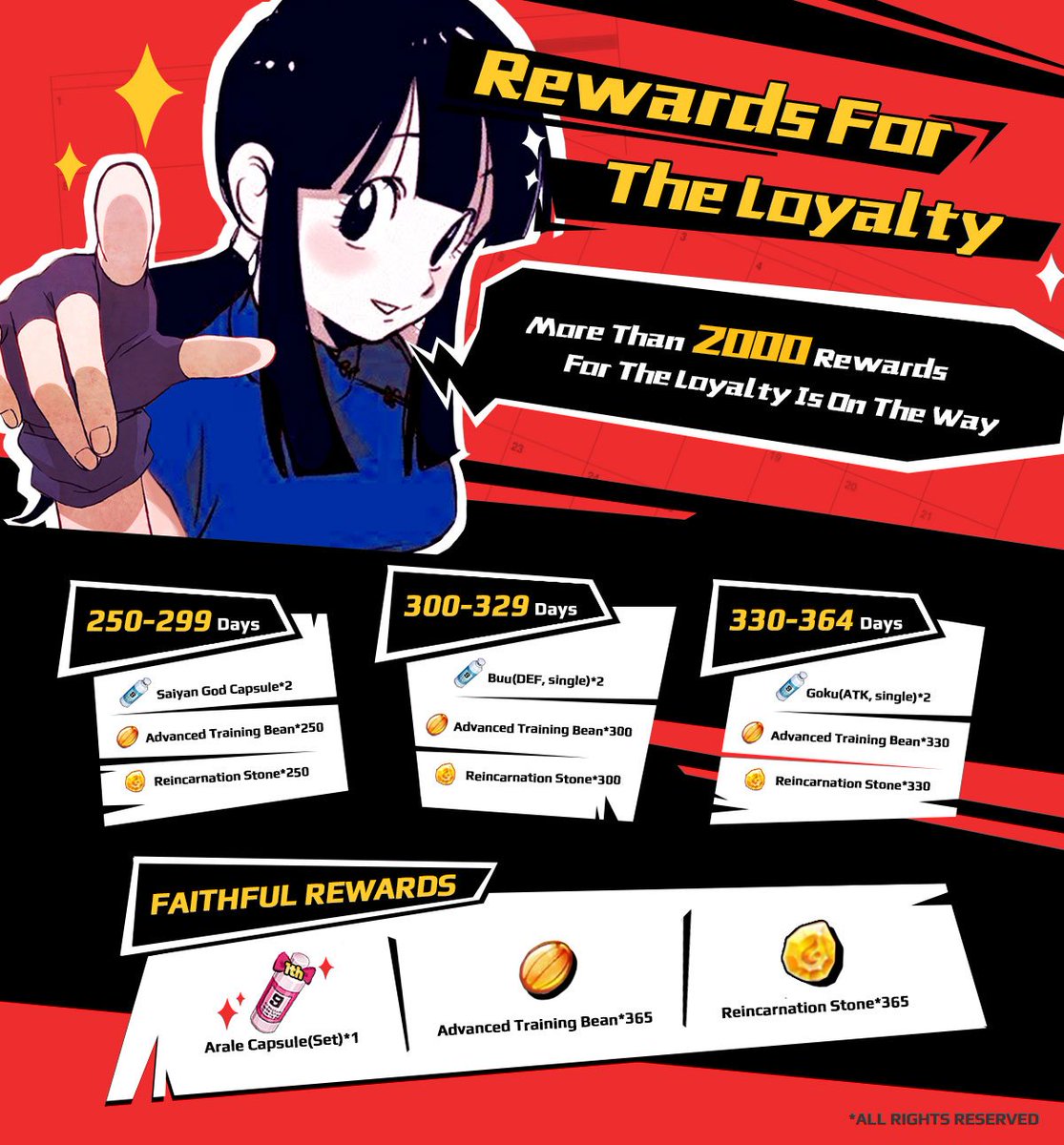 Saiyaninvasion's tweet photo. He who is wondering if meet the requirements of royalty reward click here:https://t.co/agxGjRjrd1
#anniversary #royaltyreward #logingift https://t.co/JBMqyHvr9k