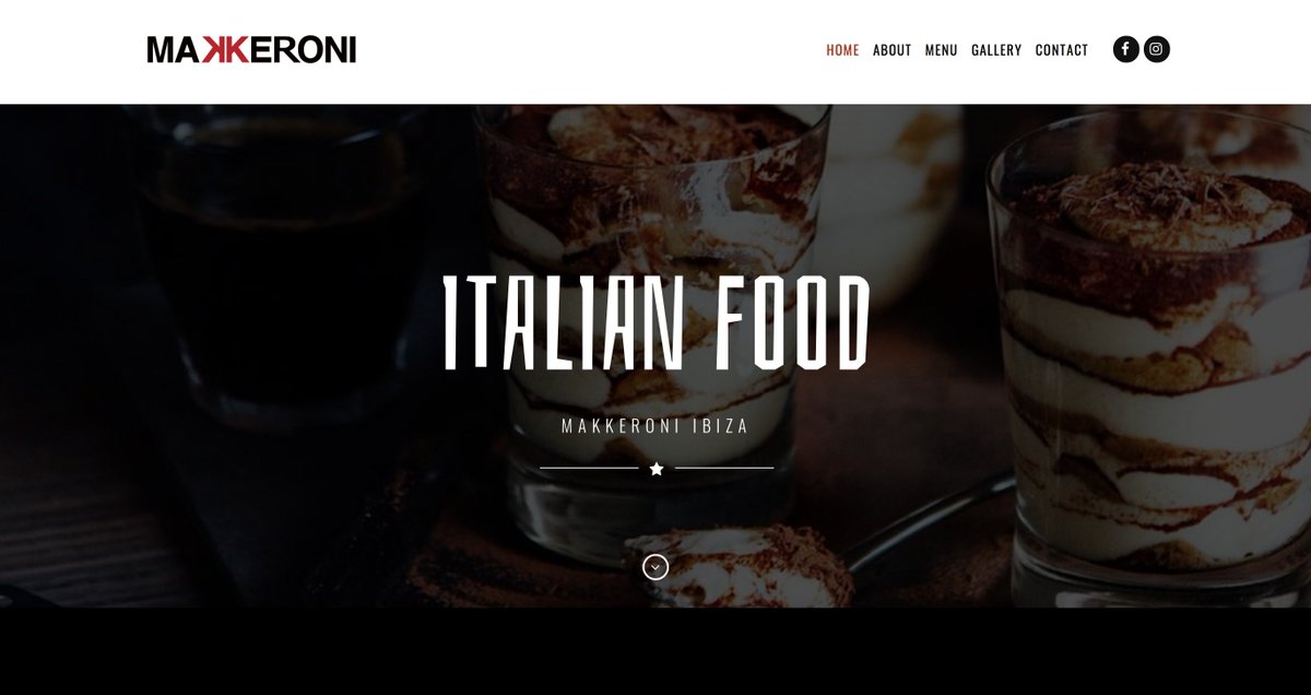 Online il sito web realizzato per il ristorante Makkeroni a #Ibiza! 
makkeroniibiza.com 
#chiarariccidesign #website