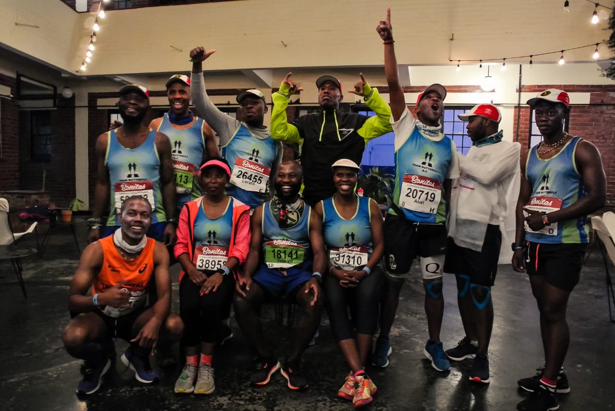 mooki_abel's tweet photo. When we where getting ready for Comrades Marathon🏃🏃🏃 and there was no turning back
#Thesisruncru
#Teambutterfly https://t.co/6hR5kl7GpR
