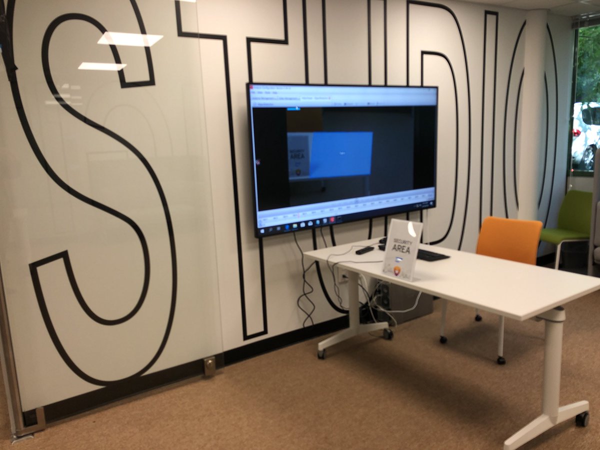 GuntherDell's tweet photo. All set at @SAPLabsFrance   Experience Video Intelligence from @HitachiVantara with SAP. https://t.co/8Sow06sdXT
