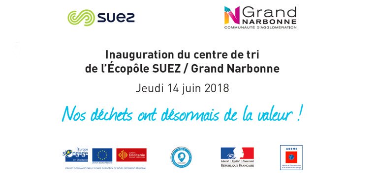 f_costes's tweet photo. Ça y est tout est prêt pour l'inauguration du centre de tri de l' #Ecopole @suezFR / @GrandNarbonneCA #EconomieCirculaire A très vite pour LT de la visite https://t.co/5GoXJxfnJA
