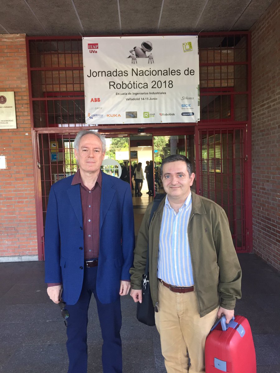 CEAutomatica's tweet photo. Se inician la Jornadas Nacionales de Robótica CEA en Valladolid https://t.co/RVxN4RHvyI