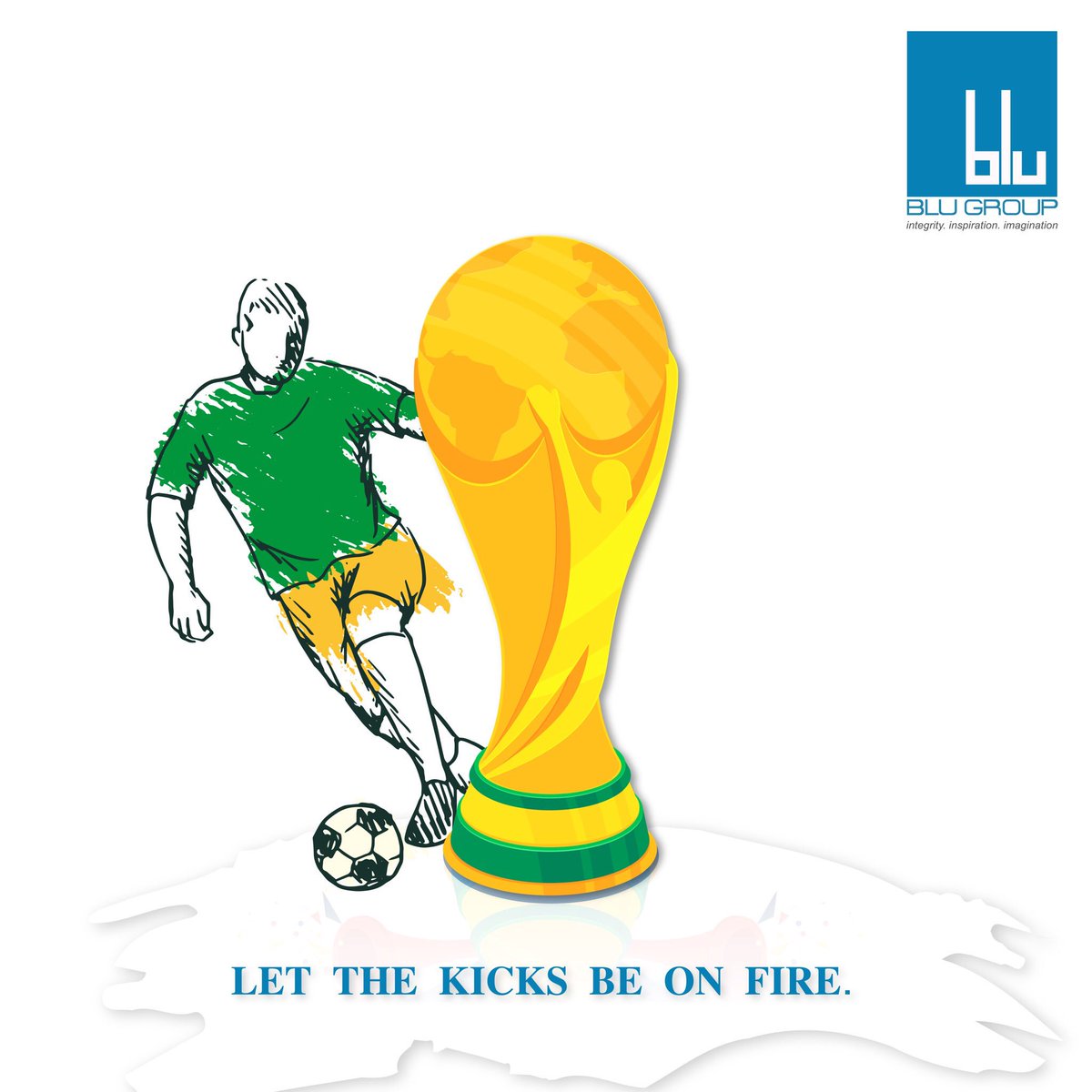 blugroupsurat's tweet photo. The biggest football extravaganza is here!
Wishing good luck to all the teams for the amazing #FifaWorldCup18.
Shine bright with your talent, sportsmanship and performances. #BluGroup https://t.co/AGEHT9hSbu