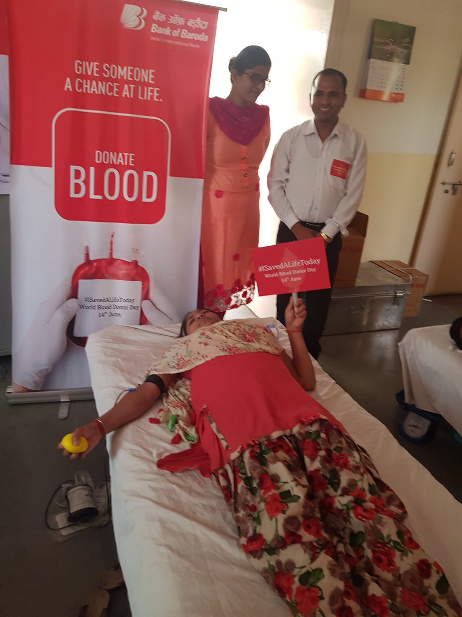 PoojaKala4's tweet photo. Today give someone a chance at life.  #ISavedALifeToday  #BankofBaroda #AjmerRegion   #Ajmer https://t.co/6jEmoK0rNR